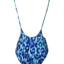 Hamade Activewear High Waisted Sling Bottoms - Blue Leopard All Pole Wear 11 Hamade Activewear High Waisted Sling Bottoms - Blue Leopard All Pole Wear