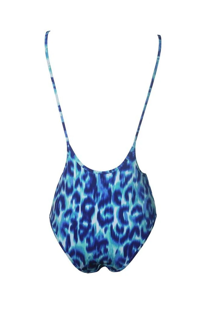 Hamade Activewear High Waisted Sling Bottoms - Blue Leopard All Pole Wear 6 Hamade Activewear High Waisted Sling Bottoms - Blue Leopard All Pole Wear