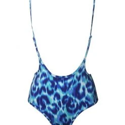 Hamade Activewear High Waisted Sling Bottoms - Blue Leopard All Pole Wear 10 Hamade Activewear High Waisted Sling Bottoms - Blue Leopard All Pole Wear