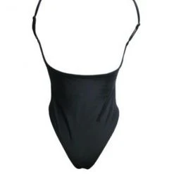 Hamade Activewear Classic High-cut Bodysuit - Black 11 Hamade Activewear Classic High-cut Bodysuit - Black