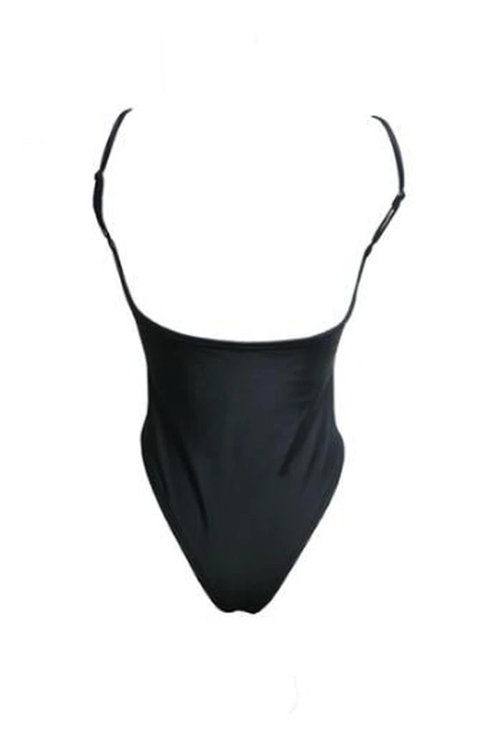 Hamade Activewear Classic High-cut Bodysuit - Black 6 Hamade Activewear Classic High-cut Bodysuit - Black