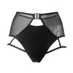 Hamade Activewear High Waisted Mesh Garter Bottoms - Black 12 Hamade Activewear High Waisted Mesh Garter Bottoms - Black