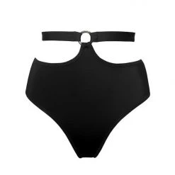 Hamade Activewear High Waist O-Ring Bottoms - Black All Pole Wear