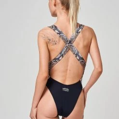 All Pole Wear Shark Polewear Benita Bodysuit - Snake/Black 7 All Pole Wear Shark Polewear Benita Bodysuit - Snake/Black