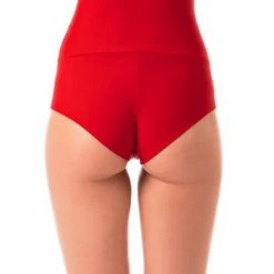 All Pole Wear Dragonfly Betty High-Waisted Shorts - Red
