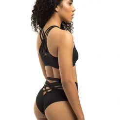 Poledancerka X-Front Top - Black