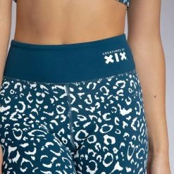 All Pole Wear Creatures Of XIX Gecko Grip Leggings - Twilight Leopard