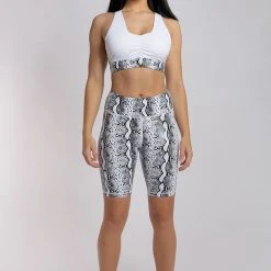 Creatures Of XIX Gecko Grip Biker Shorts - White Mamba All Pole Wear