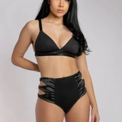 Creatures Of XIX Aphrodite High Waist Bottoms - Black Back In Stock