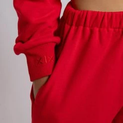 Creatures Of XIX Oversized Cropped Jumper - Jalapeño Loungewear Tops