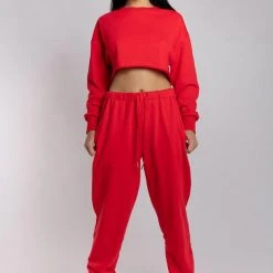 Creatures Of XIX Oversized Jogger Bottoms - Jalapeño Loungewear Bottoms