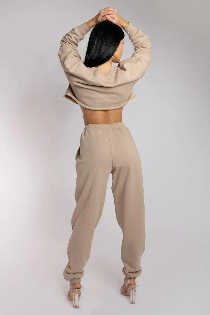 Loungewear Bottoms Creatures Of XIX Oversized Jogger Bottoms - Fawn 2 Loungewear Bottoms Creatures Of XIX Oversized Jogger Bottoms - Fawn