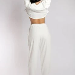 Loungewear Bottoms Creatures Of XIX Oversized Jogger Bottoms - Ecru