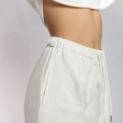 Loungewear Bottoms Creatures Of XIX Oversized Jogger Bottoms - Ecru