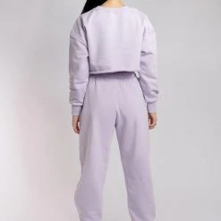 Creatures Of XIX Oversized Jogger Bottoms - Lilac Loungewear Bottoms