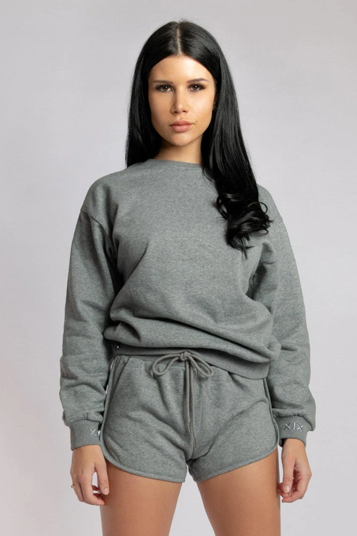 Creatures Of XIX Off-Duty Jumper - Slate Loungewear Tops 1 Creatures Of XIX Off-Duty Jumper - Slate Loungewear Tops