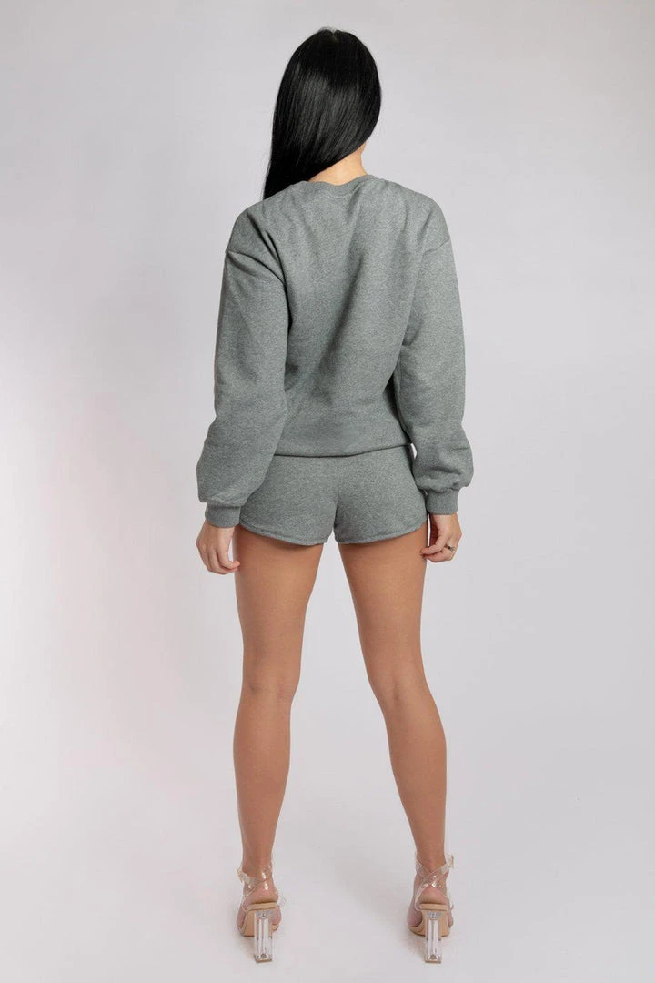 Creatures Of XIX Off-Duty Jumper - Slate Loungewear Tops 2 Creatures Of XIX Off-Duty Jumper - Slate Loungewear Tops