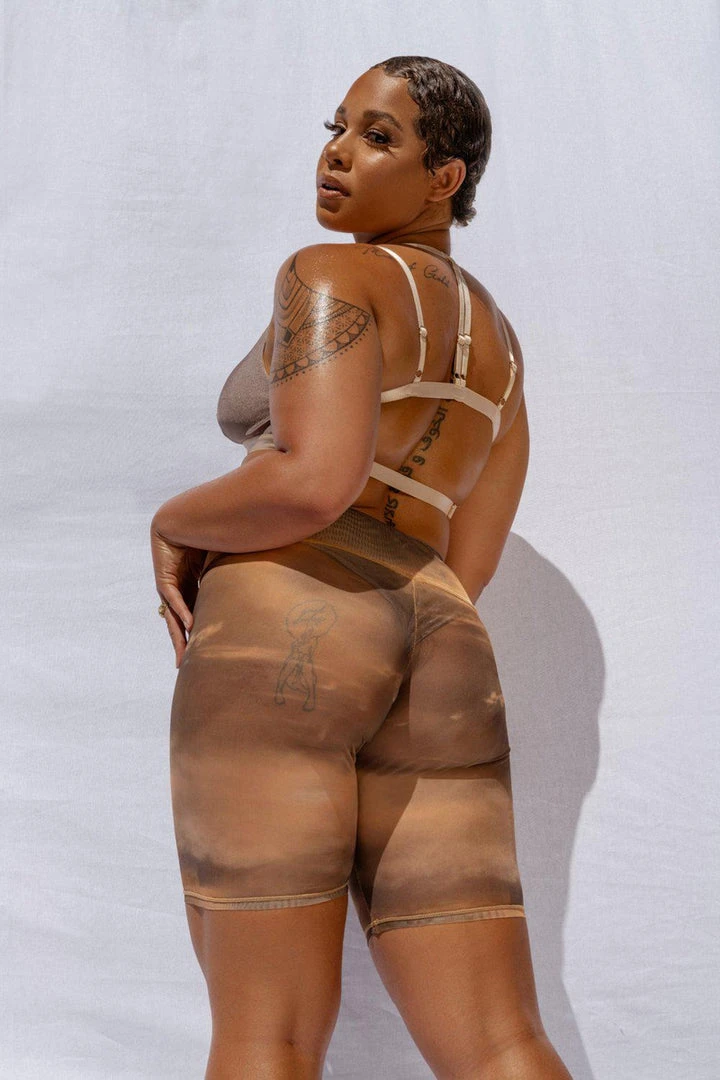 All Pole Wear Creatures Of XIX Heavenly Mesh Biker Shorts - Desert Skies 4 All Pole Wear Creatures Of XIX Heavenly Mesh Biker Shorts - Desert Skies