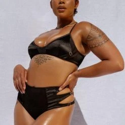 Creatures Of XIX Aphrodite High Waist Bottoms - Black Back In Stock