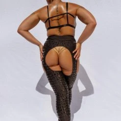 Creatures Of XIX Gecko Grip Cowgirl Leggings - Black