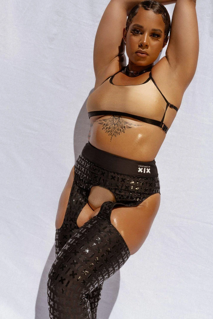 Creatures Of XIX Gecko Grip Cowgirl Leggings - Black 8 Creatures Of XIX Gecko Grip Cowgirl Leggings - Black