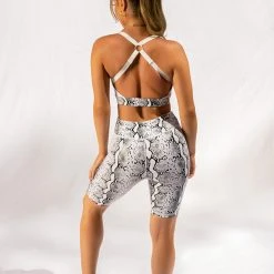 Creatures Of XIX Boa Triangle Top - White