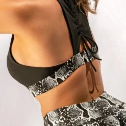 Creatures Of XIX Rattlesnake Ruche Top - Black All Pole Wear 7 Creatures Of XIX Rattlesnake Ruche Top - Black All Pole Wear