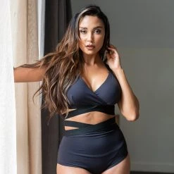 Lunalae Tara High Waisted Bottoms - Recycled Black