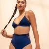 All Pole Wear Lunalae Daisy High Waisted Bottoms - Recycled Navy
