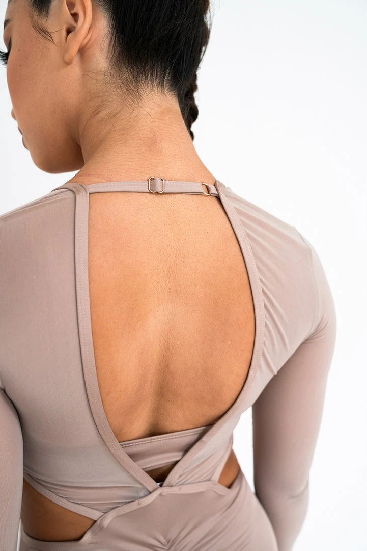 Lunalae Diana Bodysuit - Recycled Mocha 5 Lunalae Diana Bodysuit - Recycled Mocha