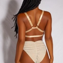 All Pole Wear Creatures Of XIX Cora Triangle Top - Champagne