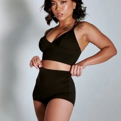 Creatures Of XIX LuxLounge Booty Shorts - Black All Pole Wear