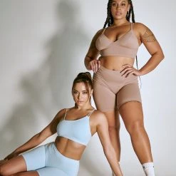 Creatures Of XIX LuxLounge One Shoulder Illusion Top - Baby Blue All Pole Wear