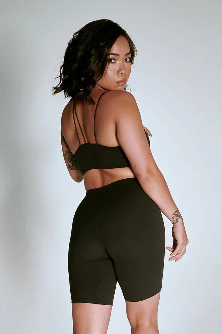 Creatures Of XIX LuxLounge One Shoulder Illusion Top - Black All Pole Wear 4 Creatures Of XIX LuxLounge One Shoulder Illusion Top - Black All Pole Wear