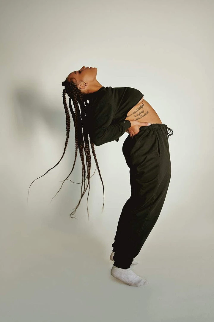 Plus Size Pole Wear Creatures Of XIX Oversized Jogger Bottoms - Black 5 Plus Size Pole Wear Creatures Of XIX Oversized Jogger Bottoms - Black