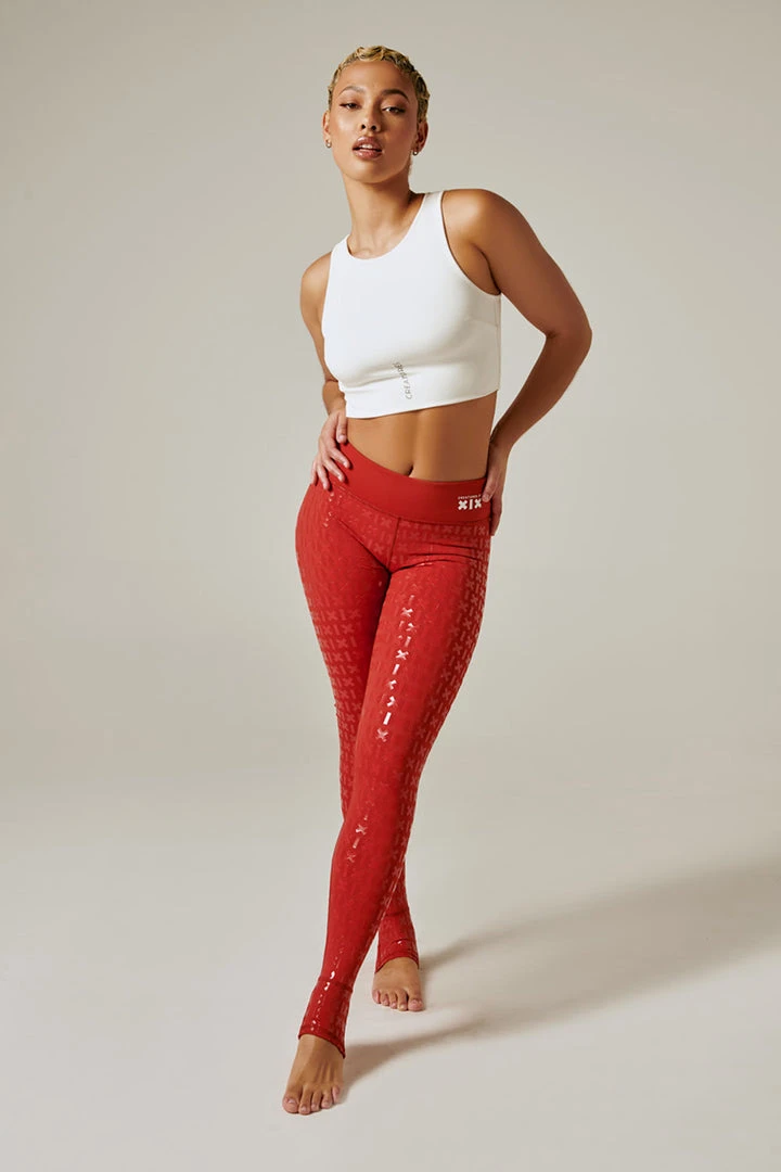 All Pole Wear Creatures Of XIX Gecko Grip Leggings - Red Rust 5 All Pole Wear Creatures Of XIX Gecko Grip Leggings - Red Rust