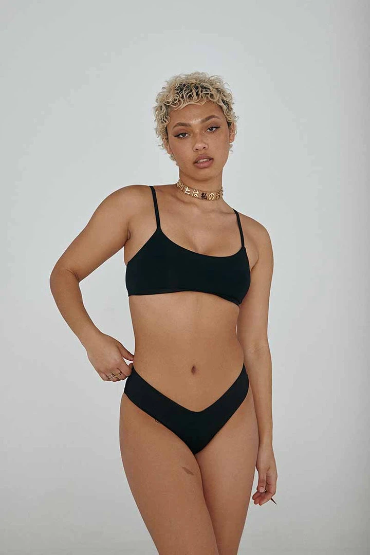 Creatures Of XIX The Hills Bottoms - Ribbed Black 4 Creatures Of XIX The Hills Bottoms - Ribbed Black