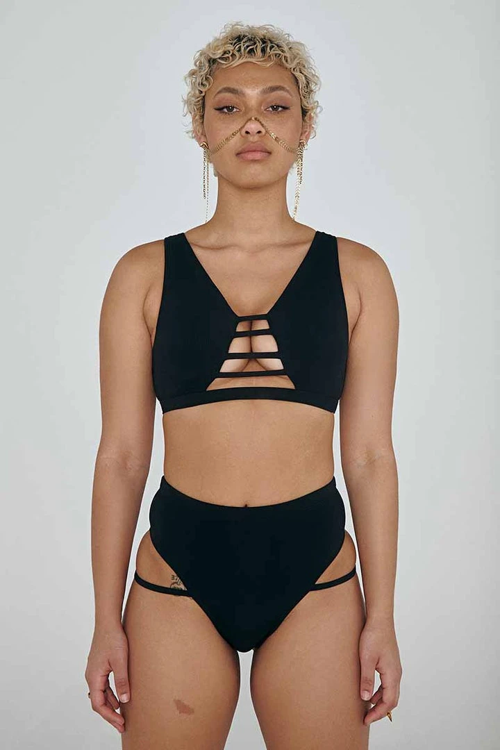 Creatures Of XIX LA Bottoms - Ribbed Black All Pole Wear 7 Creatures Of XIX LA Bottoms - Ribbed Black All Pole Wear