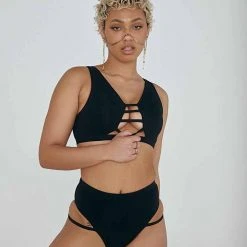 Creatures Of XIX LA Bottoms - Ribbed Black All Pole Wear 12 Creatures Of XIX LA Bottoms - Ribbed Black All Pole Wear