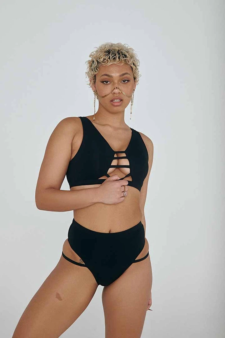 Creatures Of XIX LA Bottoms - Ribbed Black All Pole Wear 6 Creatures Of XIX LA Bottoms - Ribbed Black All Pole Wear