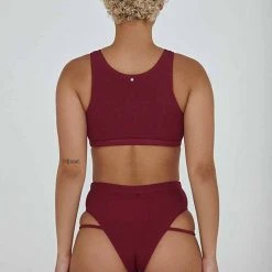 All Pole Wear Creatures Of XIX The Valley Top - Ribbed Plum