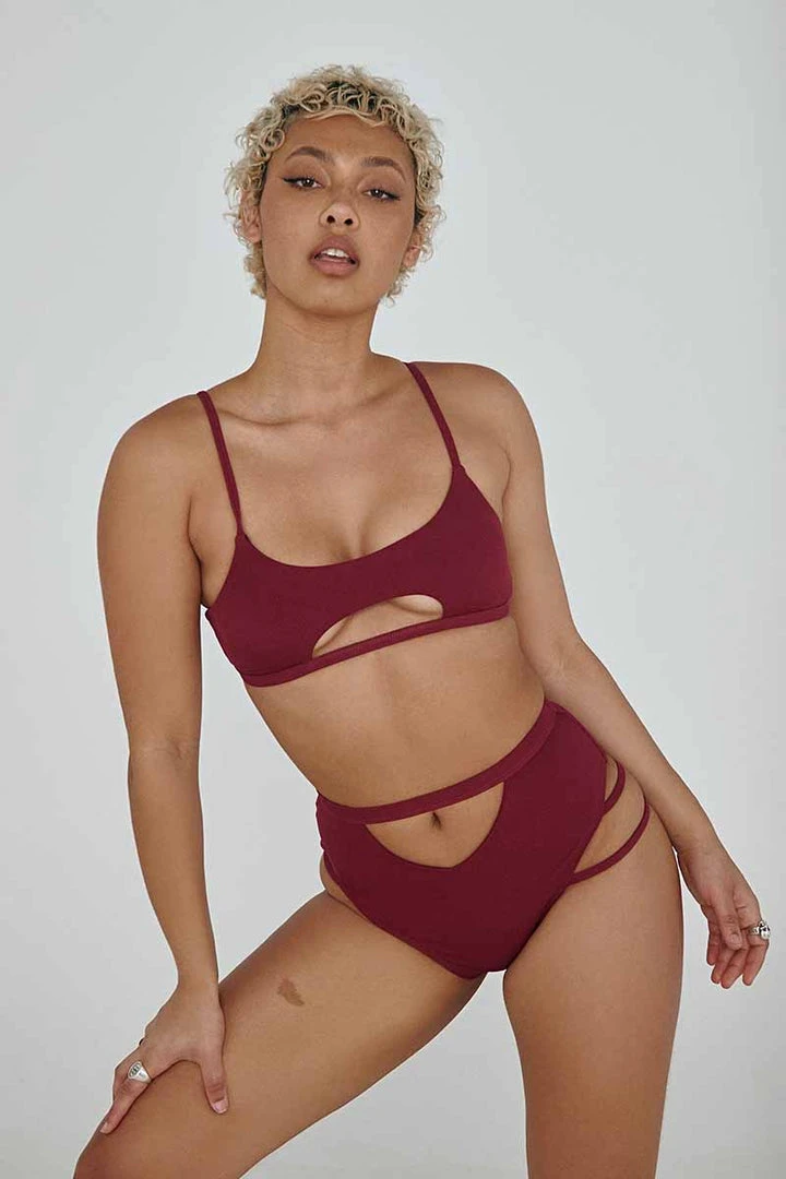 Creatures Of XIX The Hills Raree Top - Ribbed Plum All Pole Wear 1 Creatures Of XIX The Hills Raree Top - Ribbed Plum All Pole Wear