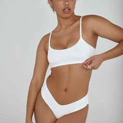 Creatures Of XIX The Hills Bottoms - Ribbed White All Pole Wear