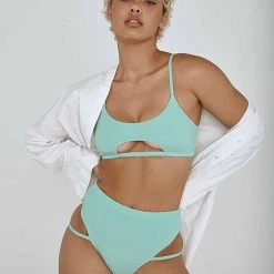 Creatures Of XIX The Hills Raree Top - Ribbed Mint