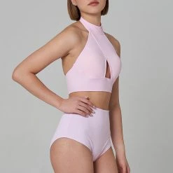 All Pole Wear Shark Polewear Tanna Top - Baby Pink