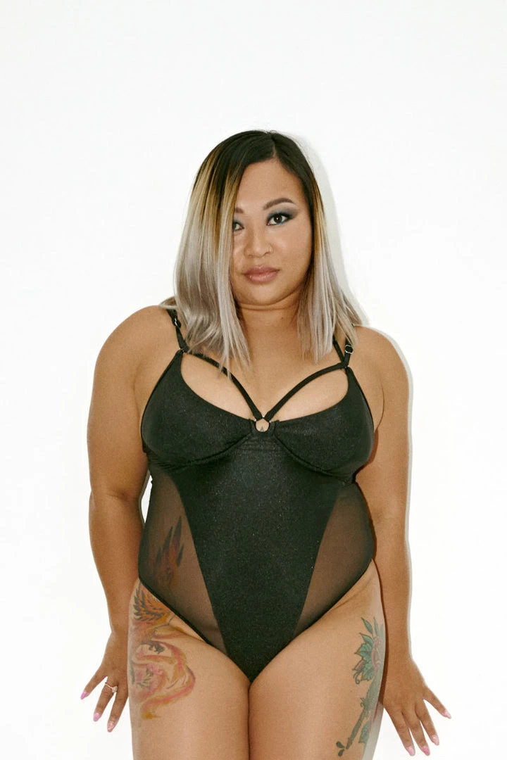 Bodysuits Creatures Of XIX Classique Bodysuit - Black 5 Bodysuits Creatures Of XIX Classique Bodysuit - Black