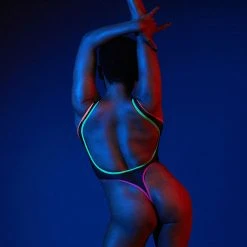 Rolling Vertigo Bodysuit - Neon All Pole Wear