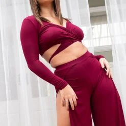 Lunalae The Dancer Top - Wine 5 Lunalae The Dancer Top - Wine