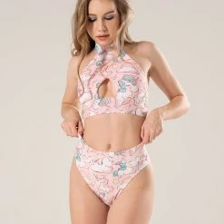 All Pole Wear Shark Polewear Tanna Top - Unicorns