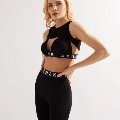 All Pole Wear Shark Polewear America Top - Black 6 All Pole Wear Shark Polewear America Top - Black